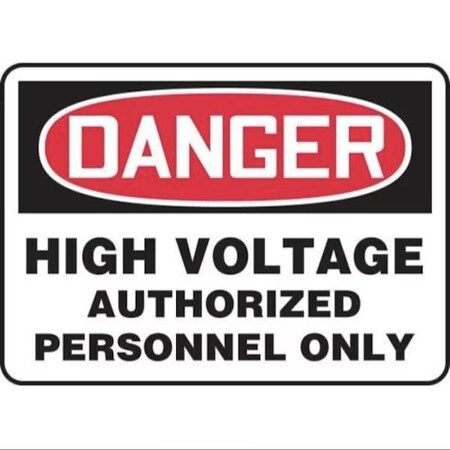 Accuform OSHA DANGER SAFETY SIGN HIGH FRMELC135XP FRMELC135XP